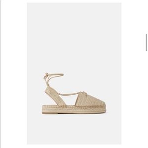 Zara Espadrilles, neutral straw